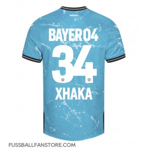 Bayer Leverkusen Granit Xhaka #34 Replik 3rd trikot 2023-24 Kurzarm